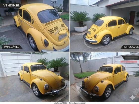 VOLKSWAGEN FUSCA 1.3 8V GASOLINA 2P MANUAL